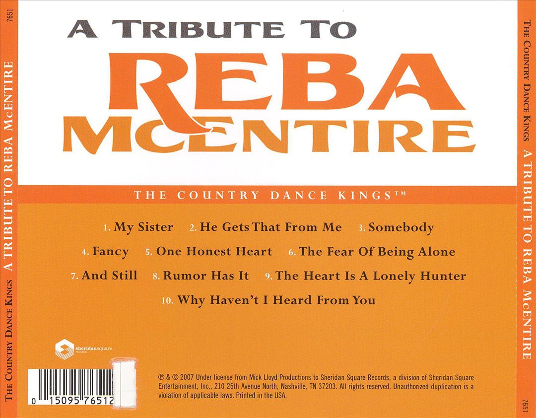 Tribute to Reba McEntire cover art