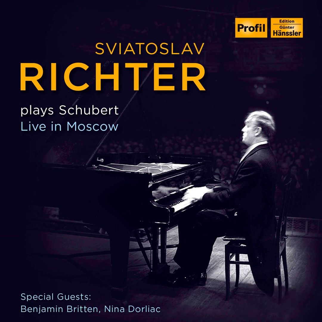 Sviatoslav Richter plays Schubert: Live in Moscow cover art
