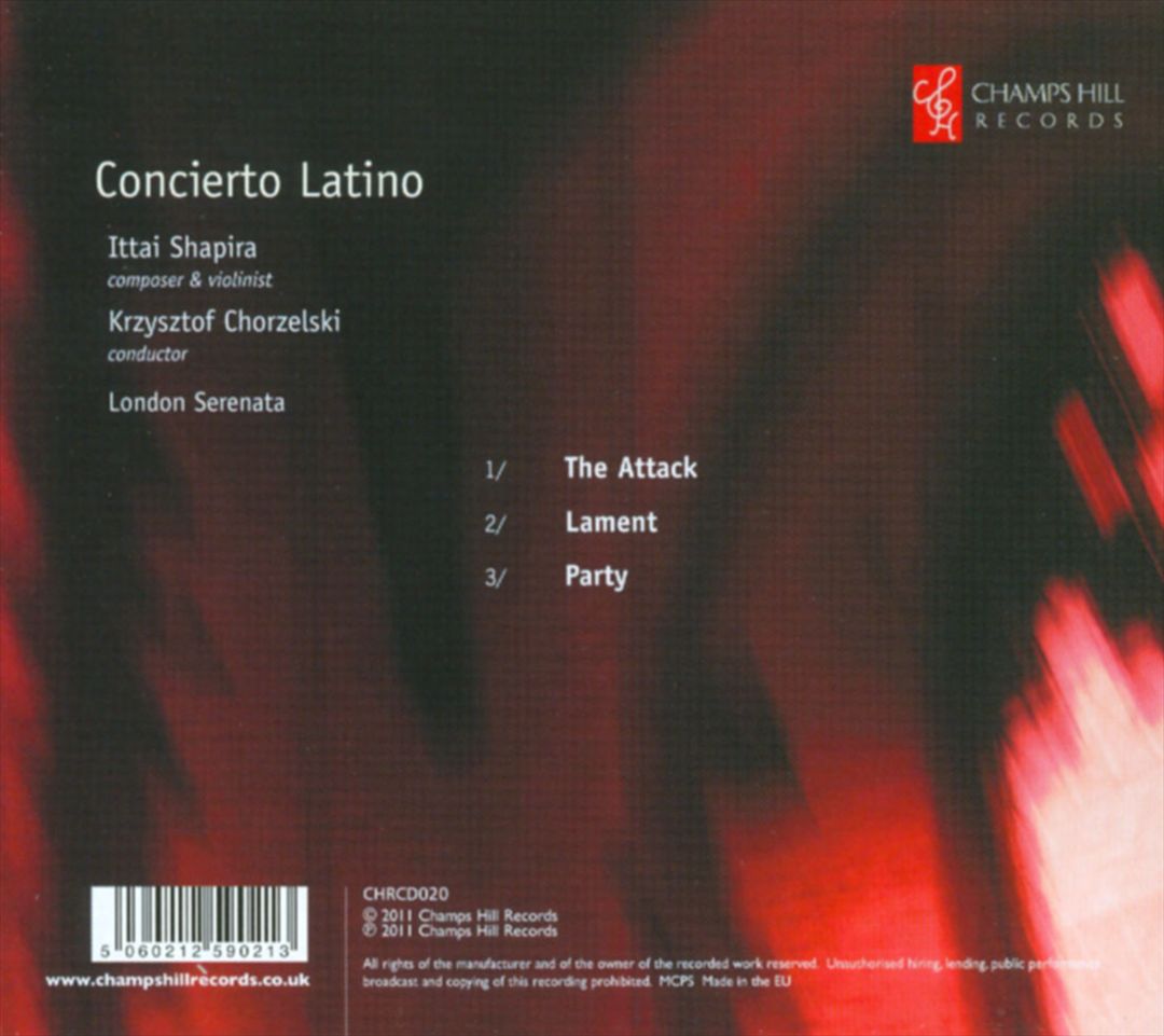Ittai Shapira: Concierto Latino cover art