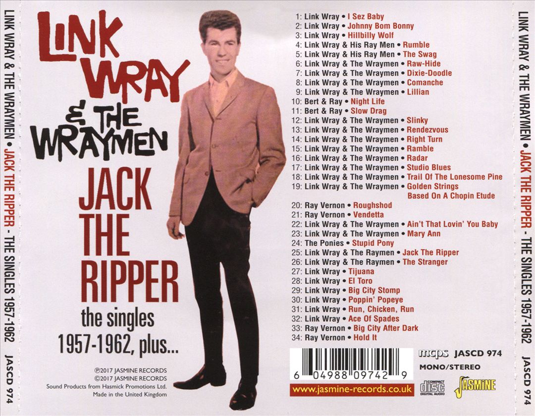 Jack the Ripper: Singles 1957-1962 Plus cover art