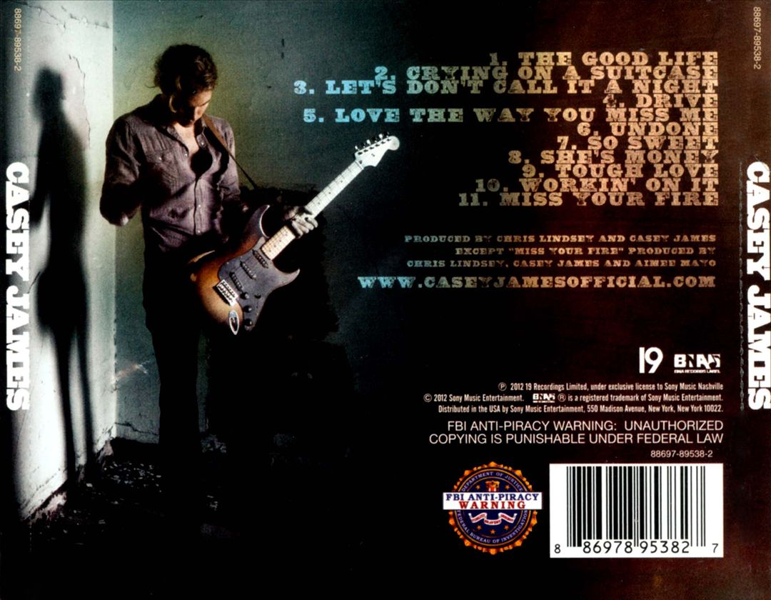 Casey James cover art