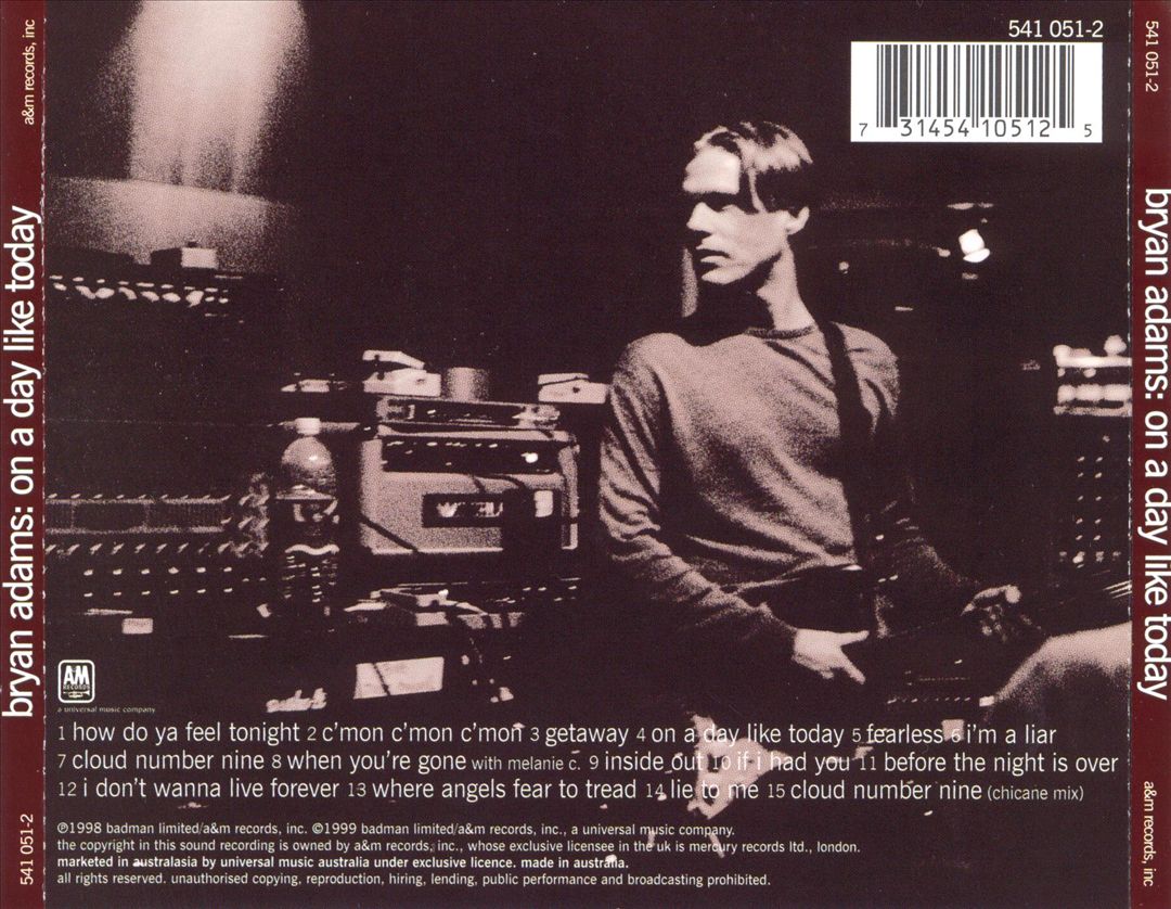 On a Day Like Today [Australia Bonus Tracks] cover art