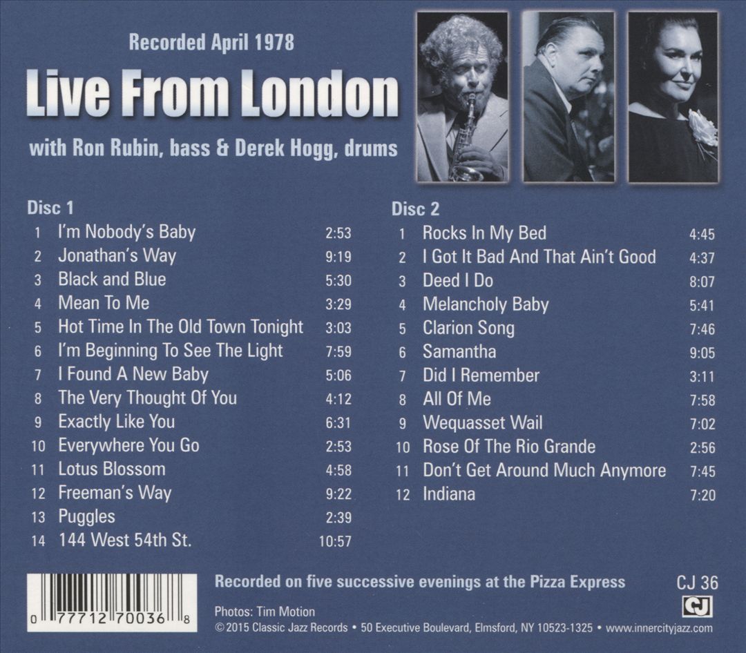 Live From London cover art