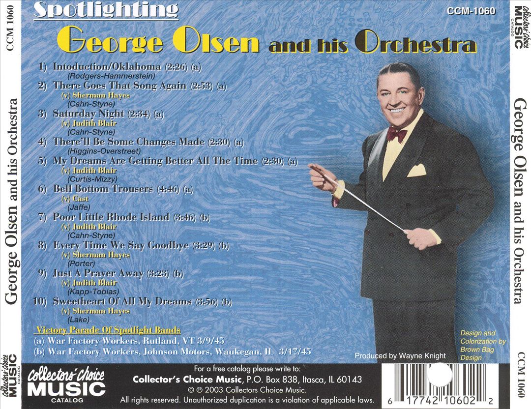 Spotlighting George Olsen and His Orchestra cover art