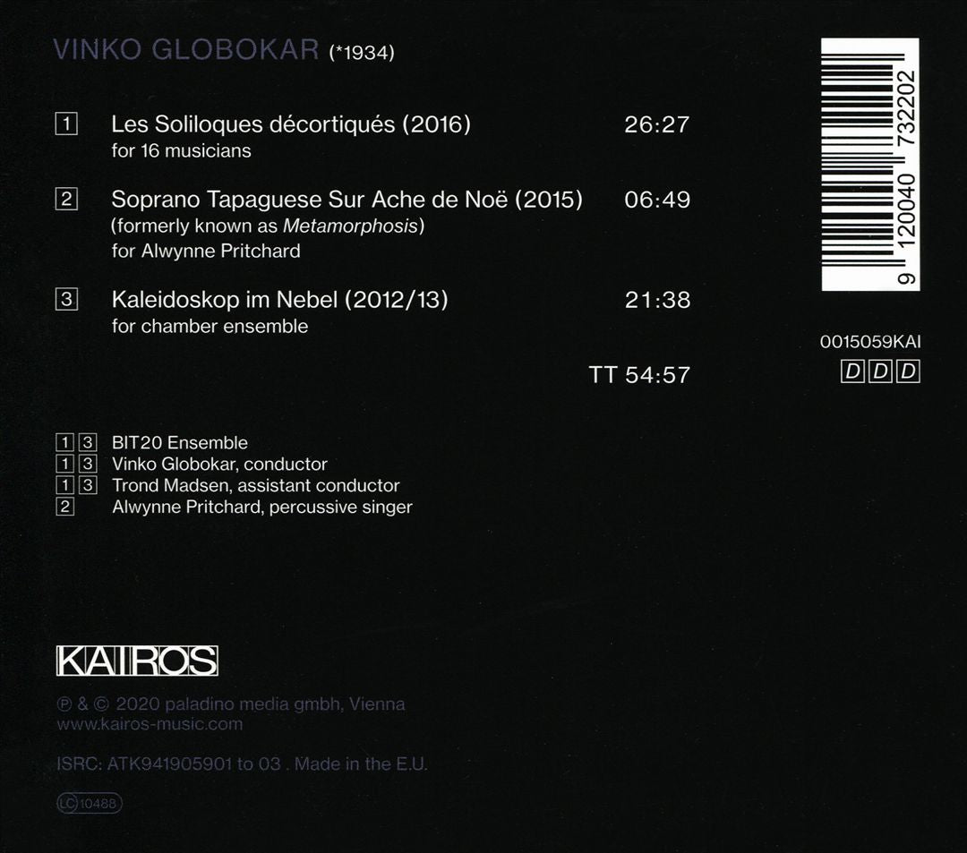 Vinko Globokar: Les Soliloques Decortiques cover art