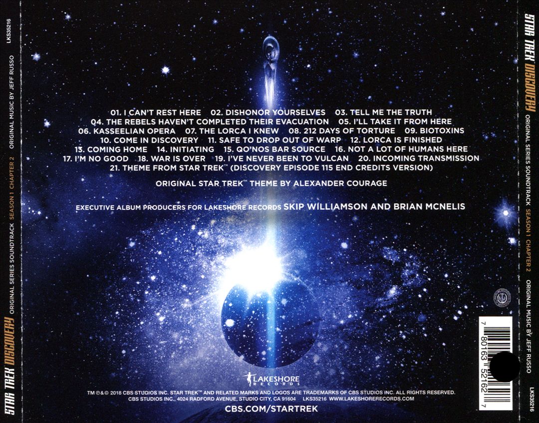 Star Trek: Discovery, Season 1, Chapter 2 [Original Television Soundtrack] cover art