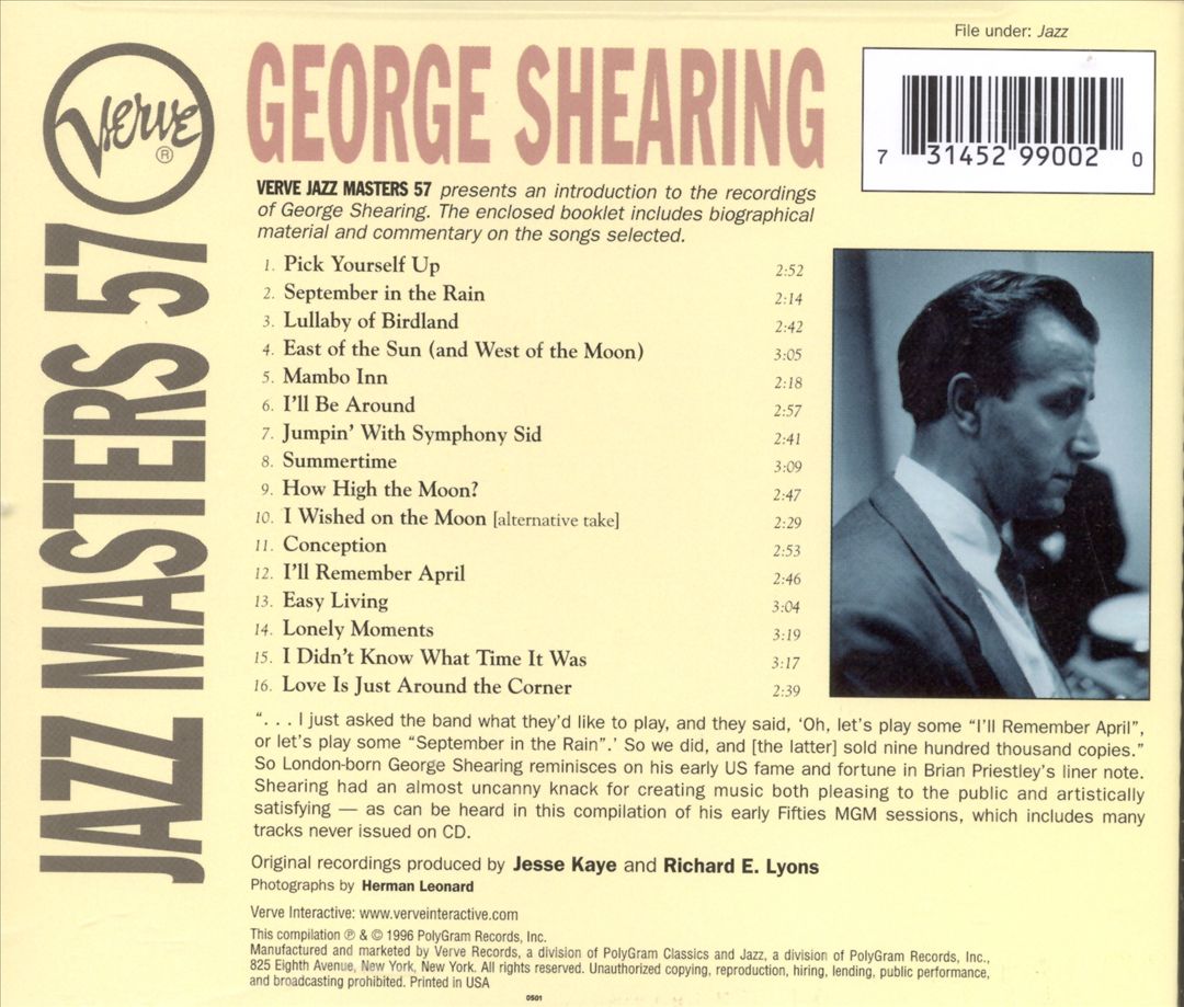 Verve Jazz Masters 57 cover art