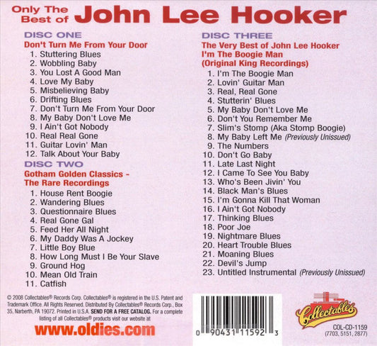 Only the Best of John Lee Hooker cover art