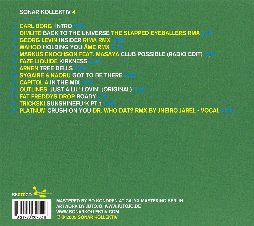 Sonar Kollektiv, Vol. 4 cover art