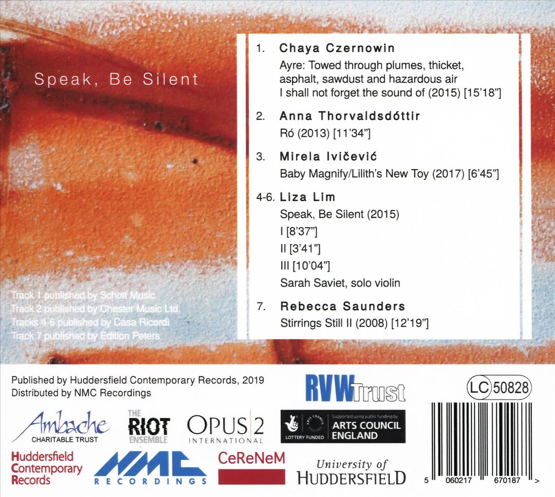Speak, Be Silent cover art