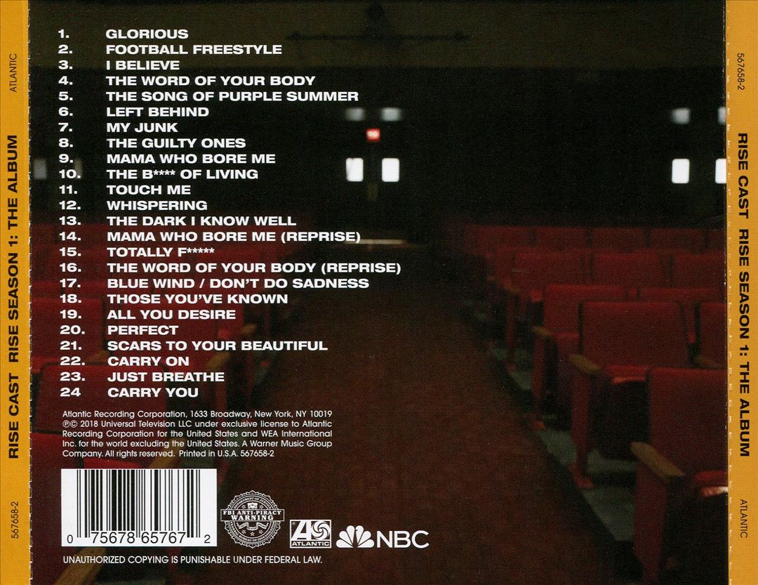 Rise Season 1: The Album [Rise Cast Version] cover art