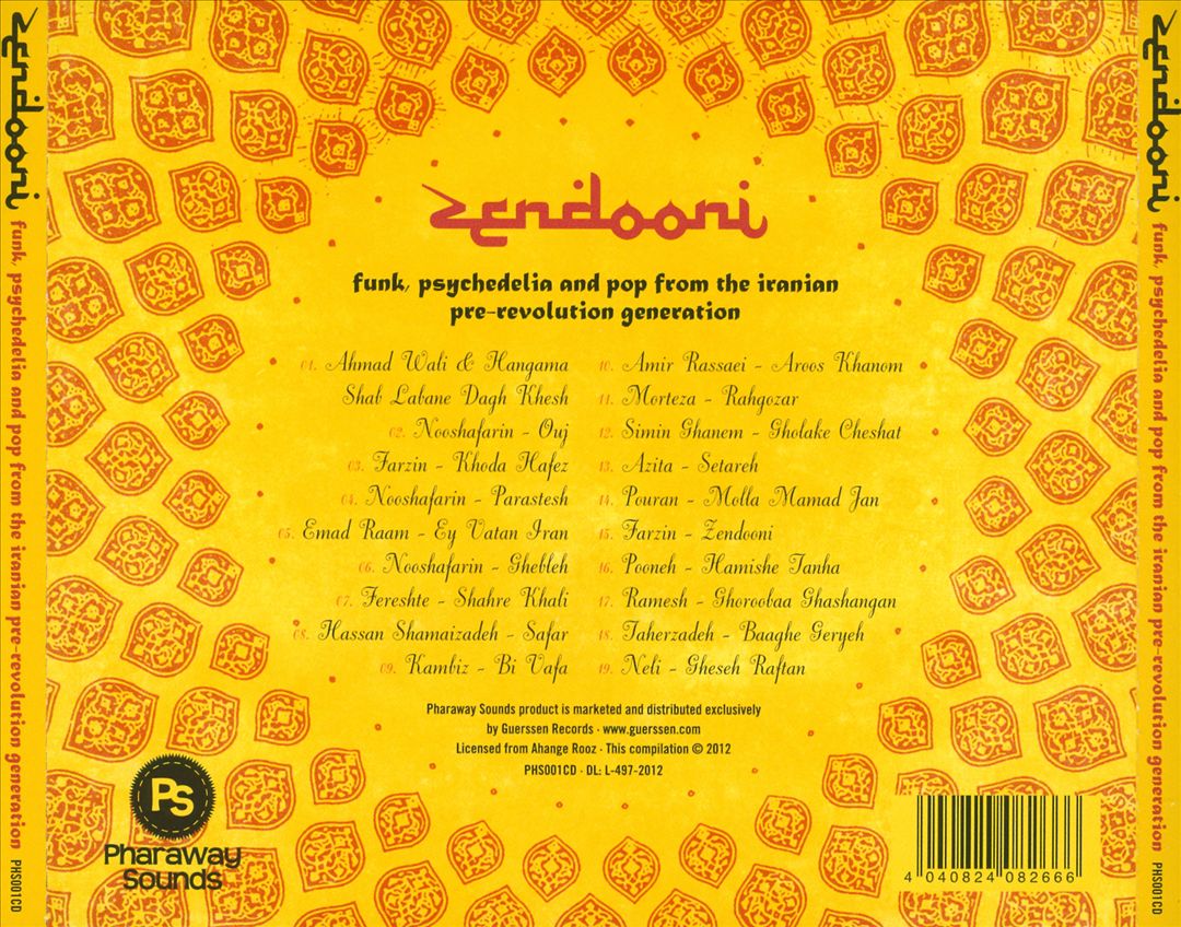 Zendooni: Funk, Psychedelia and Pop from the Iranian Pre-Revolution Generation cover art