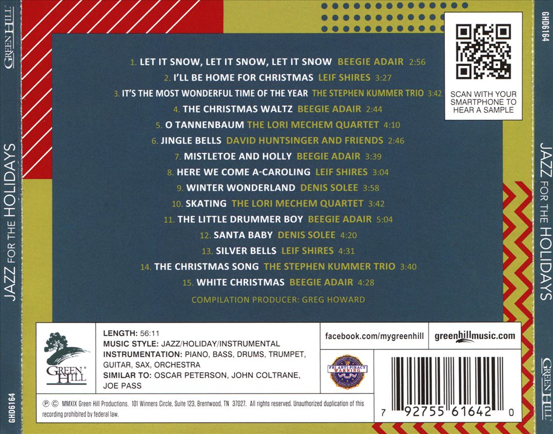 Jazz for the Holidays cover art