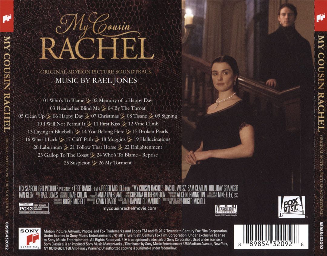 My Cousin Rachel [Original Motion Picture Soundtrack] cover art