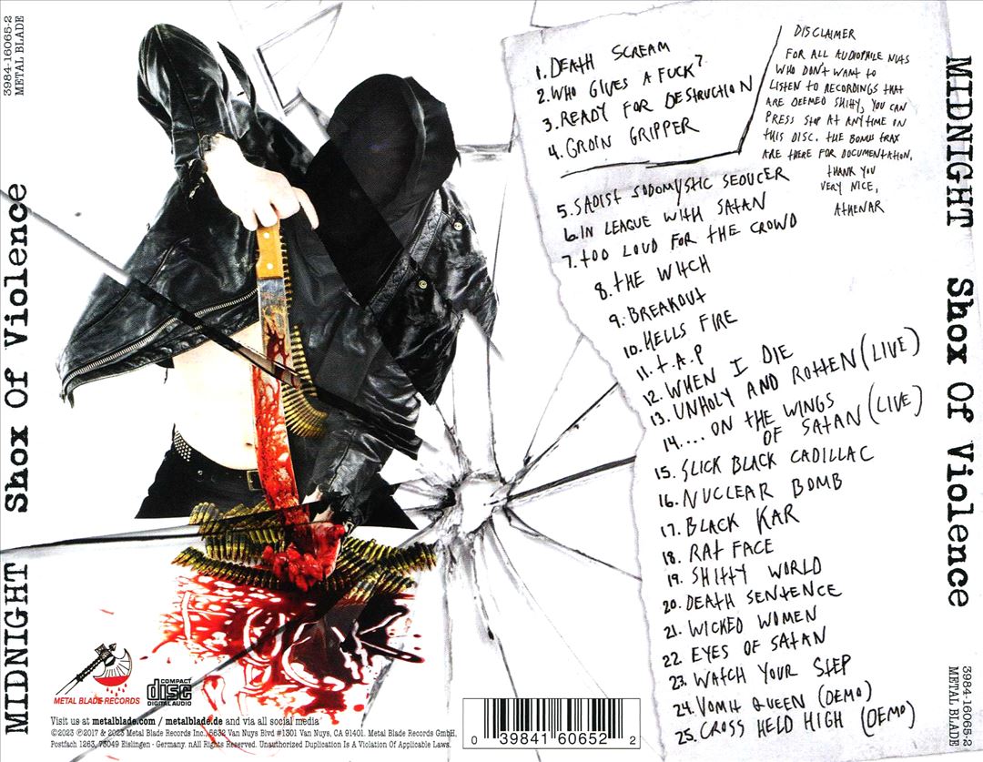 Shox of Violence cover art