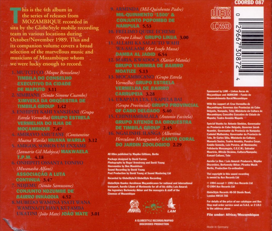 Mozambique, Vol. 2 cover art
