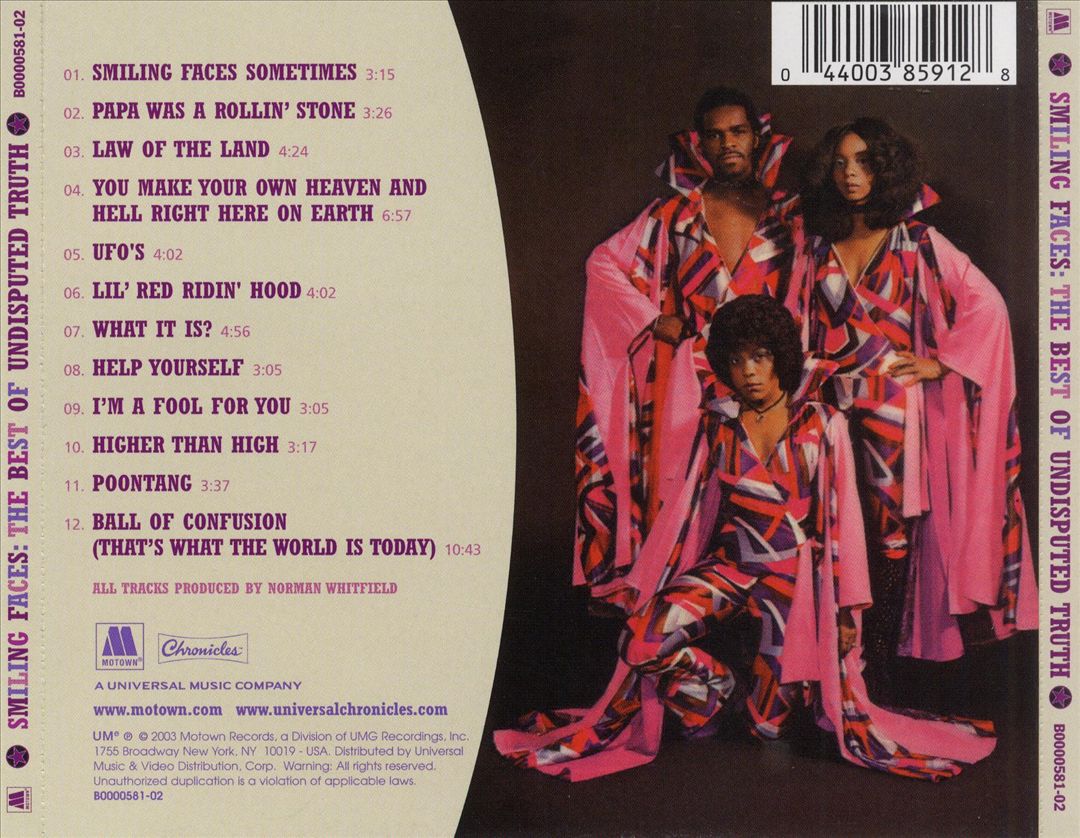 Smiling Faces: The Best of Undisputed Truth cover art