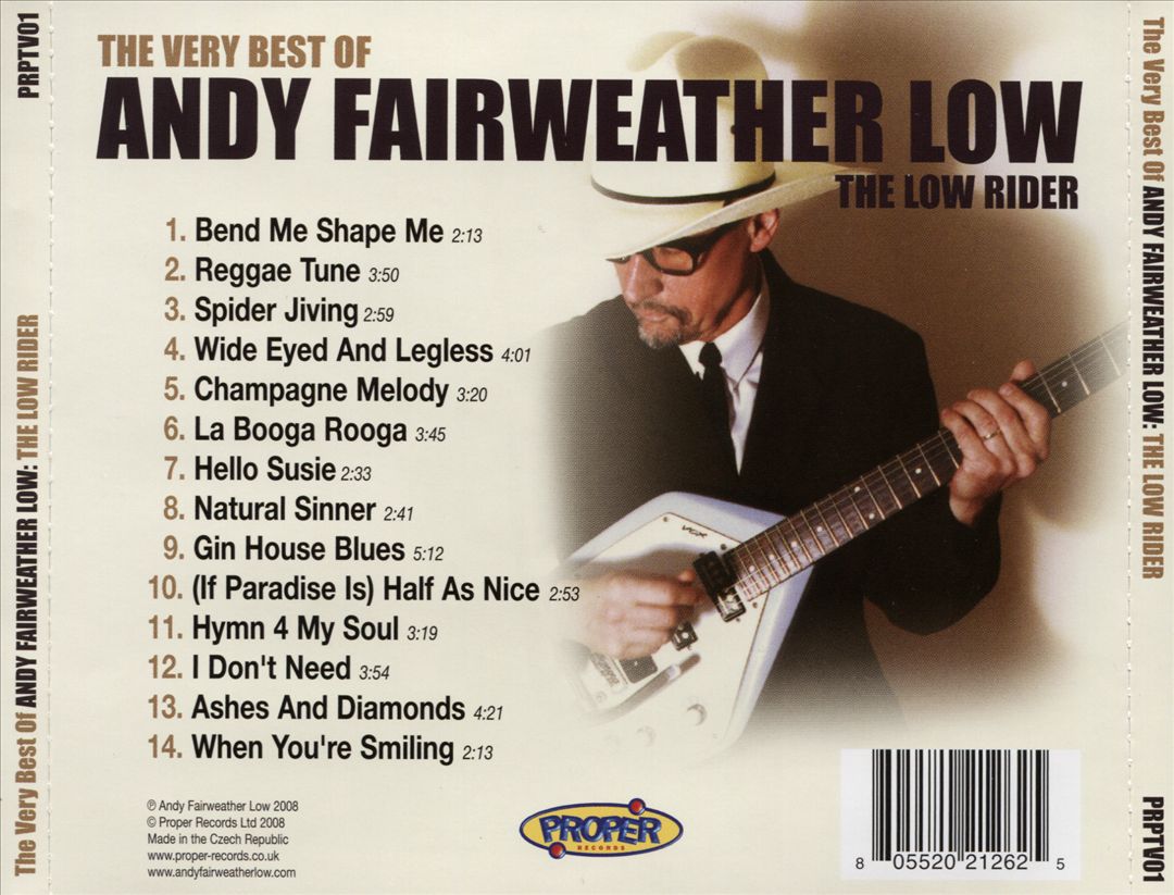 Very Best of Andy Fairweather Low: The Low Rider cover art