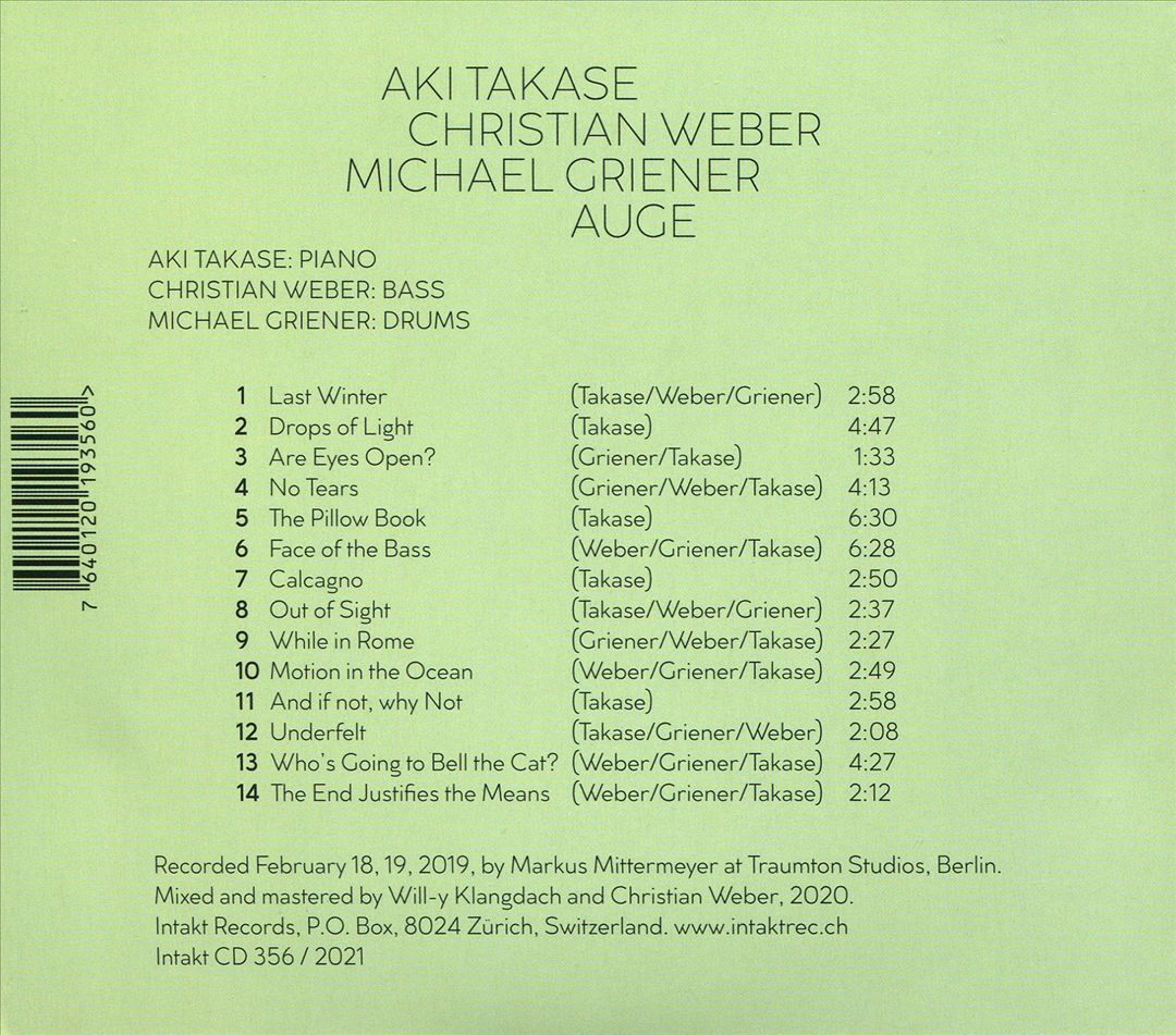 Auge cover art