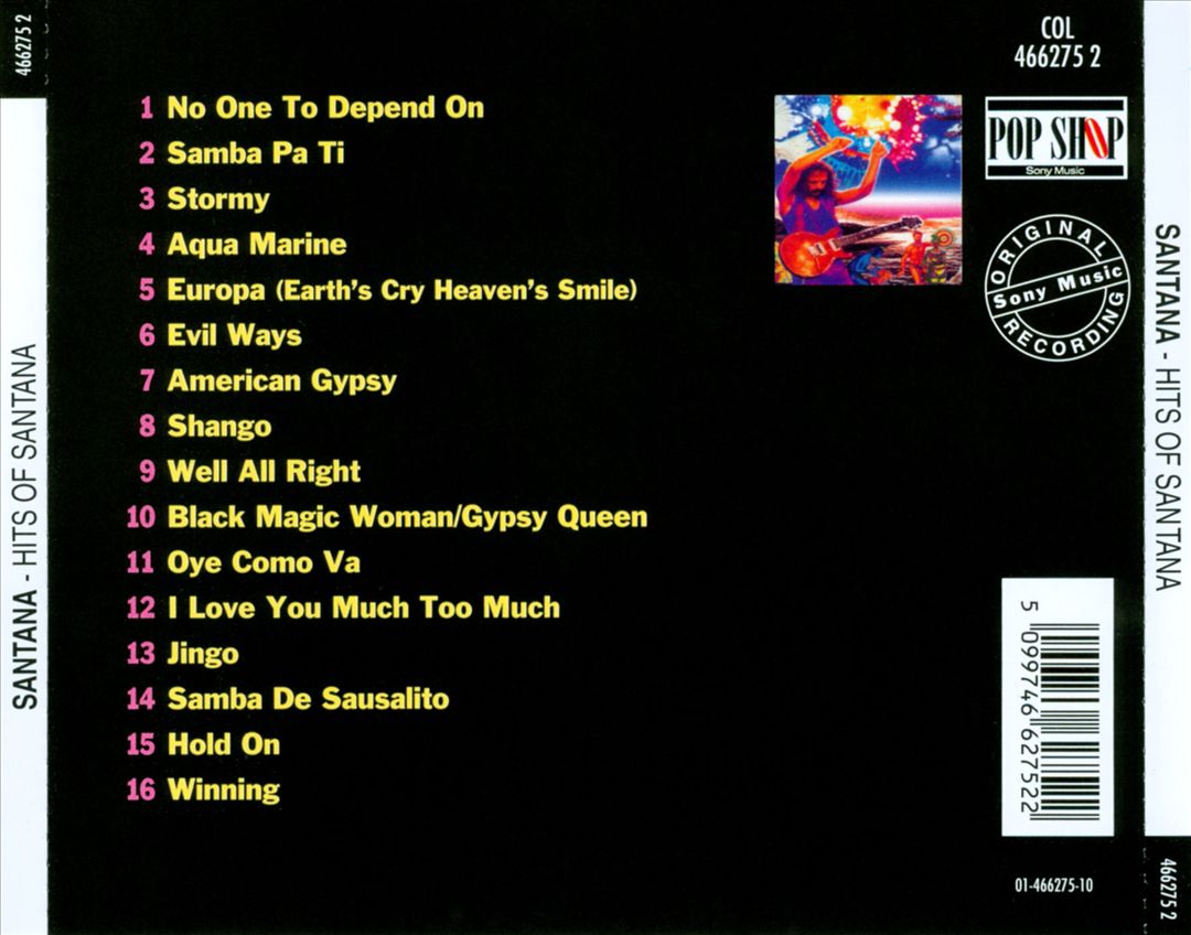 Hits of Santana cover art