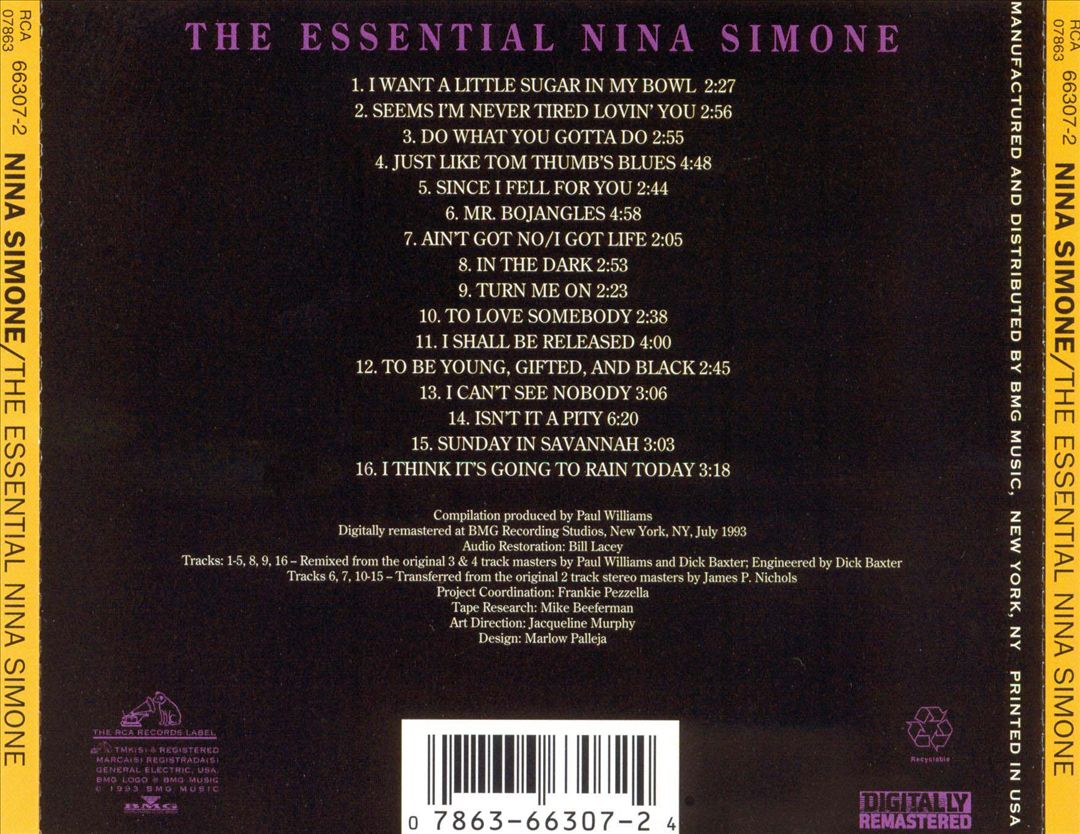 Essential Nina Simone cover art