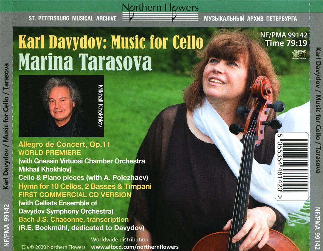 Karl Davydov: Music for Cello cover art