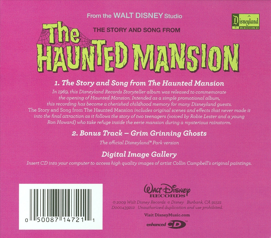 Story and Song from the Haunted Mansion cover art