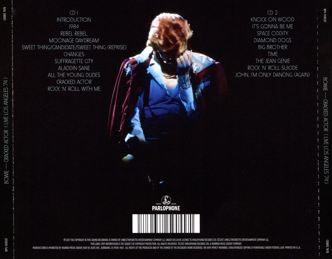 Cracked Actor: Live In Los Angeles ’74 cover art