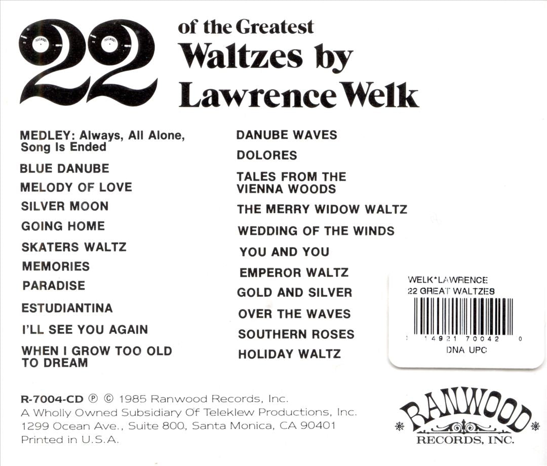 22 Great Waltzes cover art
