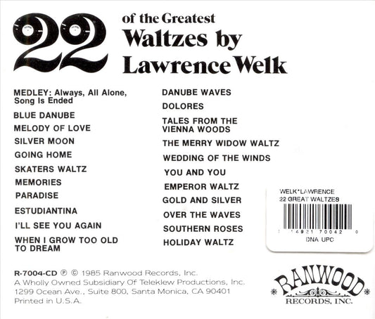 22 Great Waltzes cover art