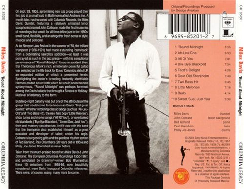 'Round About Midnight cover art