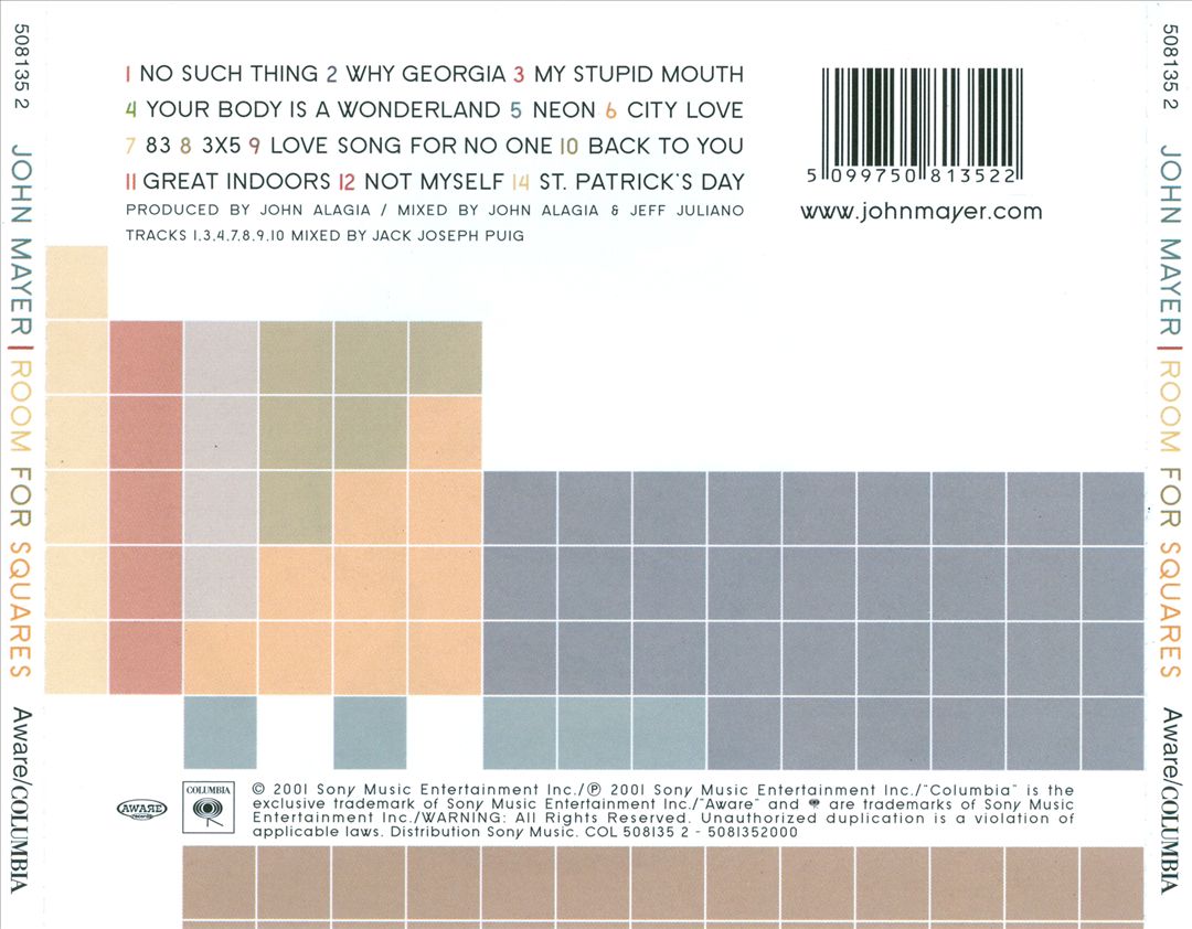 Room for Squares cover art