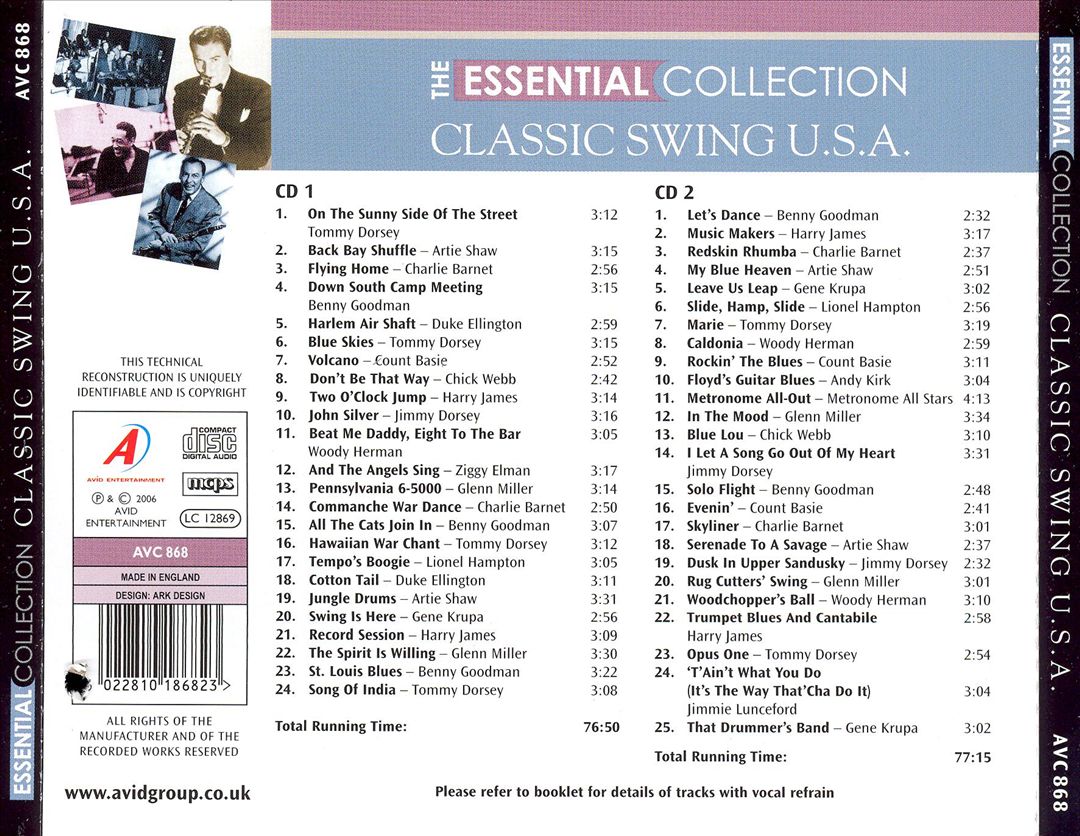 Essential Collection: Classic Swing U.S.A. cover art