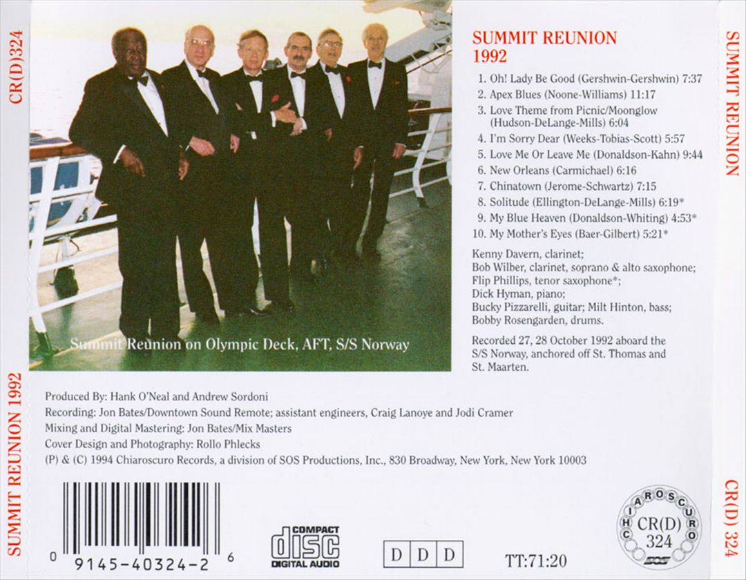 Summit Reunion 1992 cover art