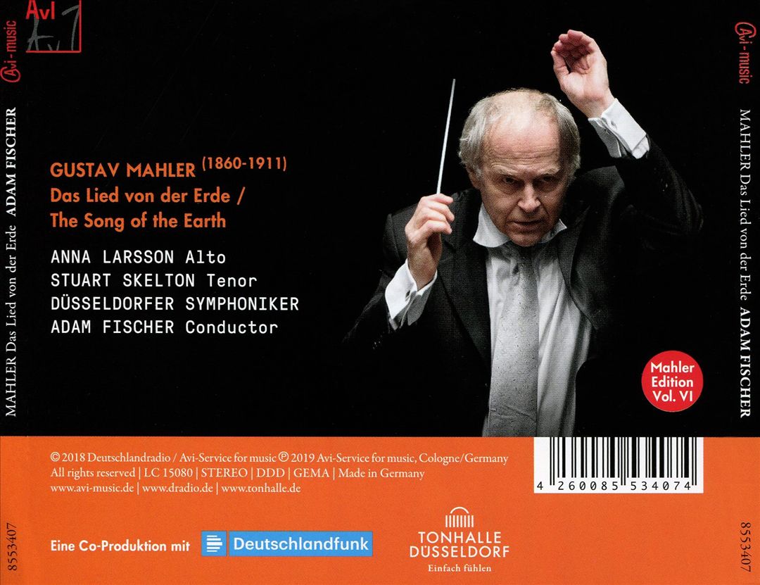 Mahler: Das Lied von der Erde cover art