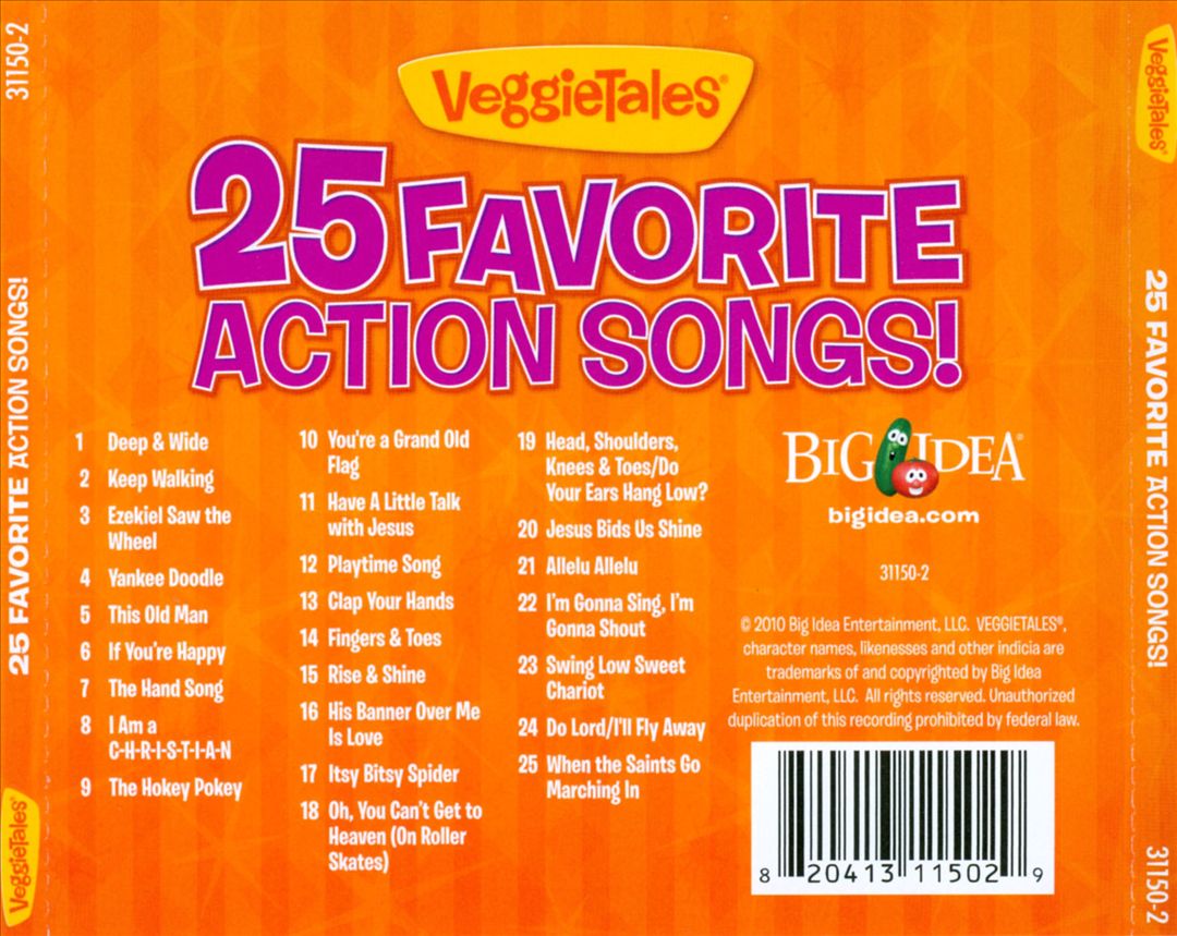25 Favorite Action Songs! cover art