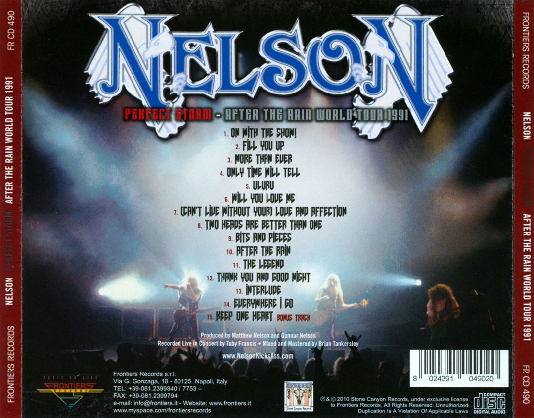 Perfect Storm: After the Rain World Tour 1991 cover art