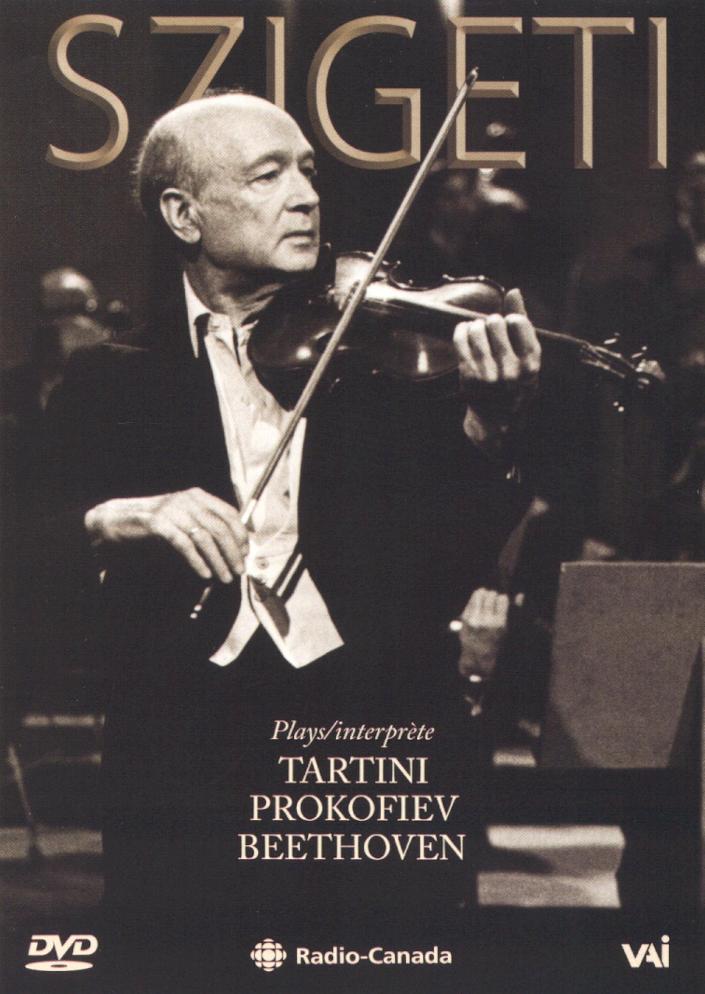 Szigeti Plays Tartini, Prokofiev, Beethoven cover art