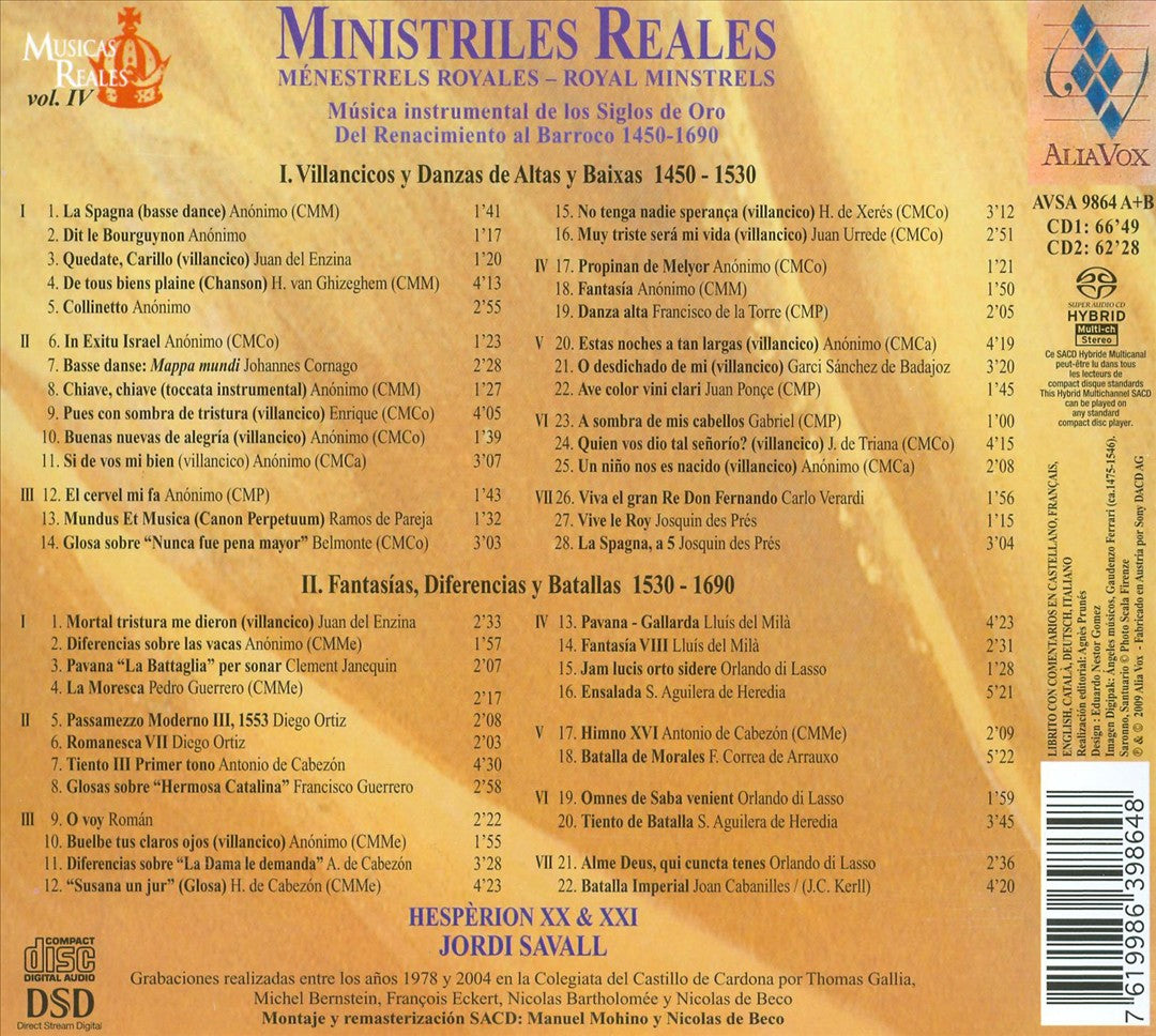 Ministriles Reales  cover art