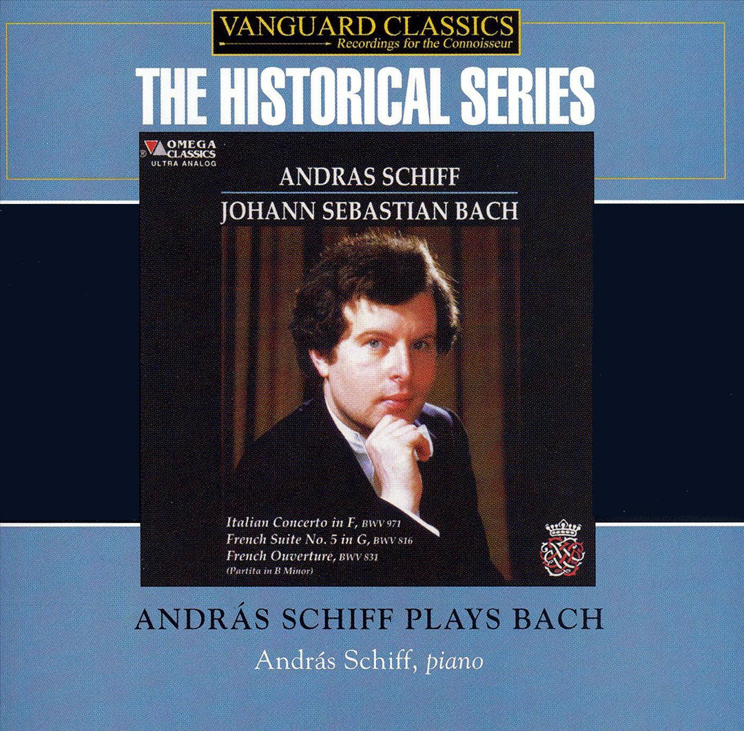 Andras Schiff Plays Bach cover art