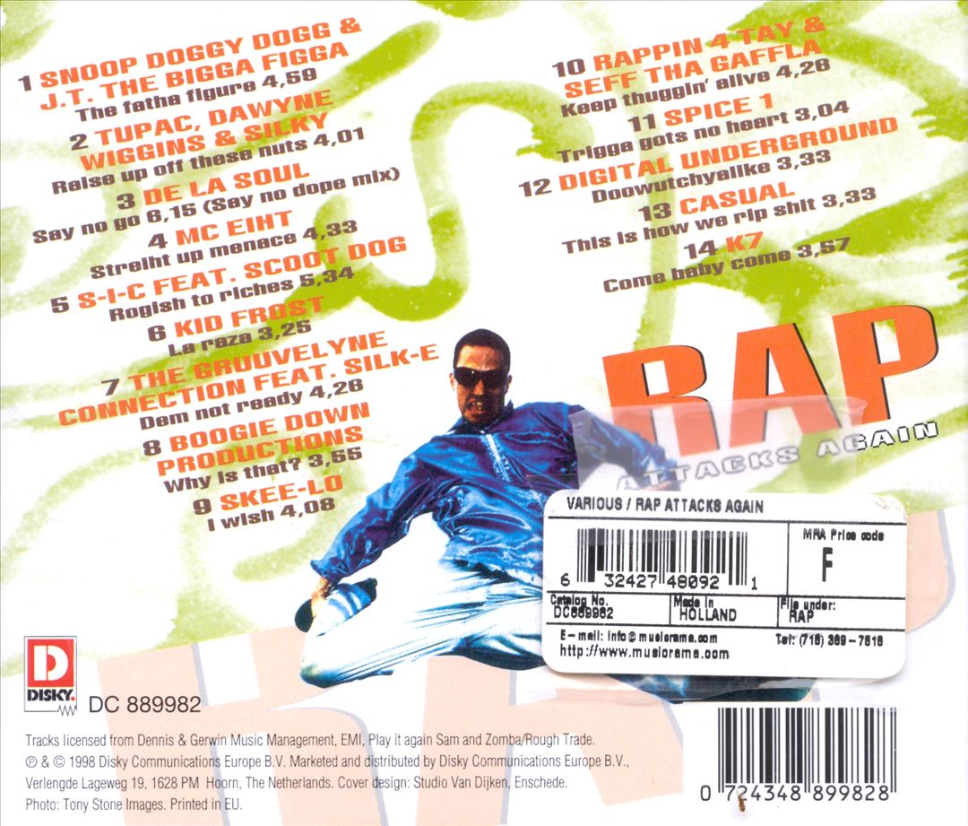 Rap Attacks Again cover art