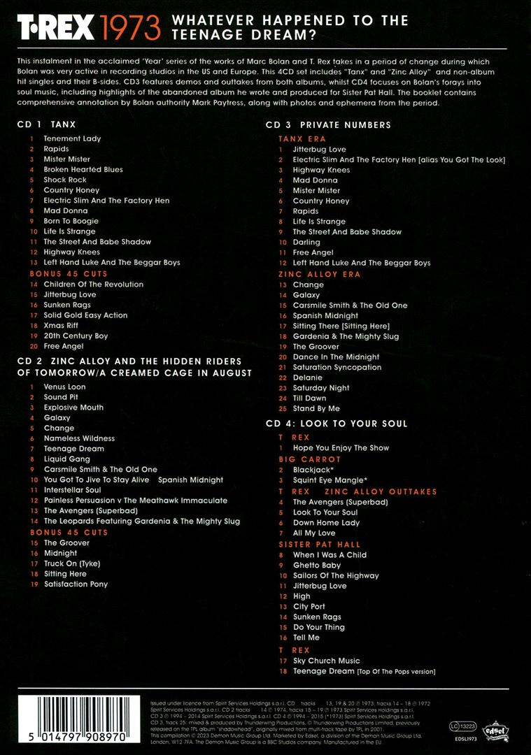 1973: Whatever Happened To The Teenage Dream? cover art