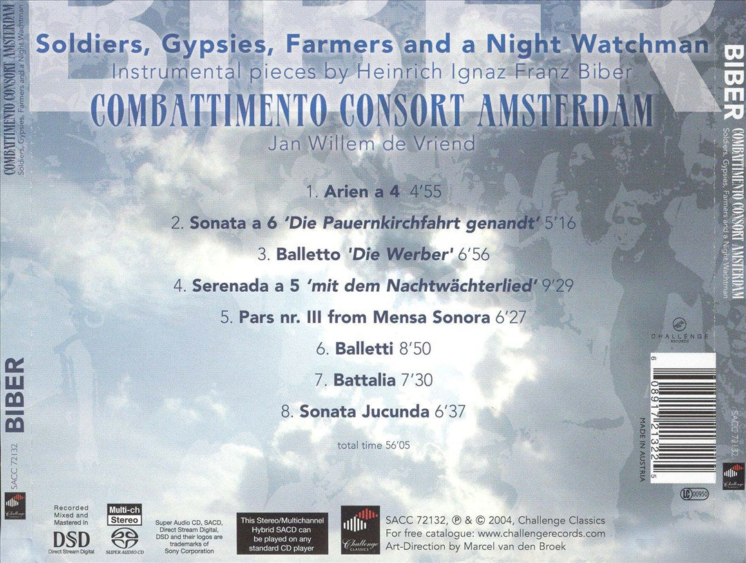 Soldiers, Gypsies, Farmers and a Night Watchman: Instrumental Pieces by Biber cover art