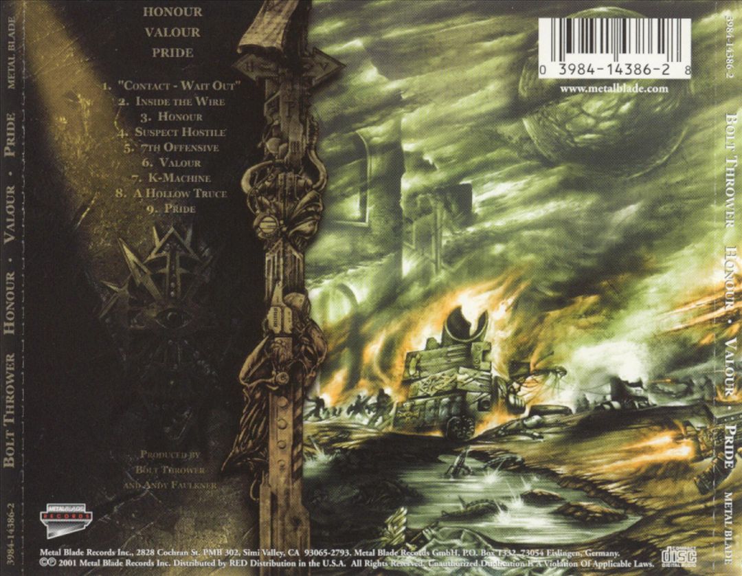 Honour Valour Pride cover art