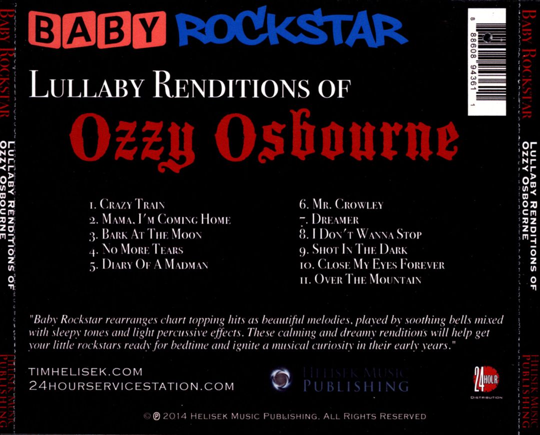 Baby Rockstar: Lullaby Renditions of Ozzy Osbourne cover art
