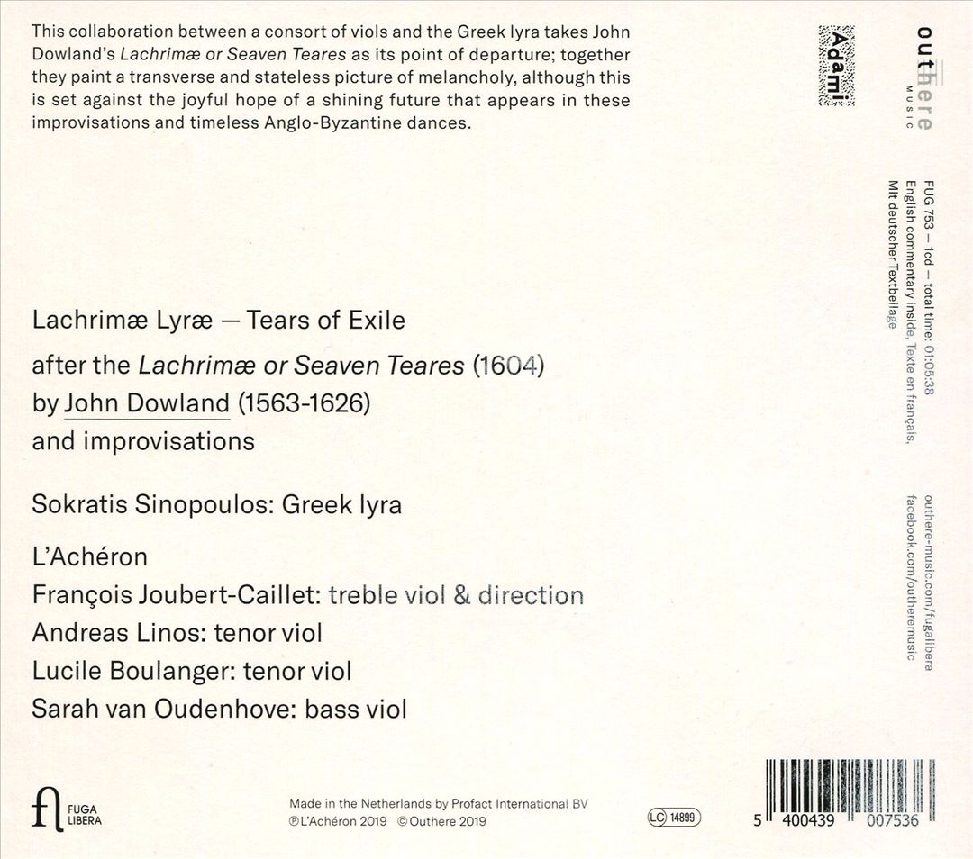 Lachrimae Lyrae - Tears of Exile cover art