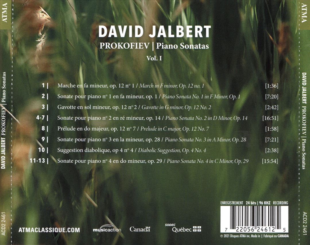 Prokofiev: Piano Sonatas Vol. I cover art