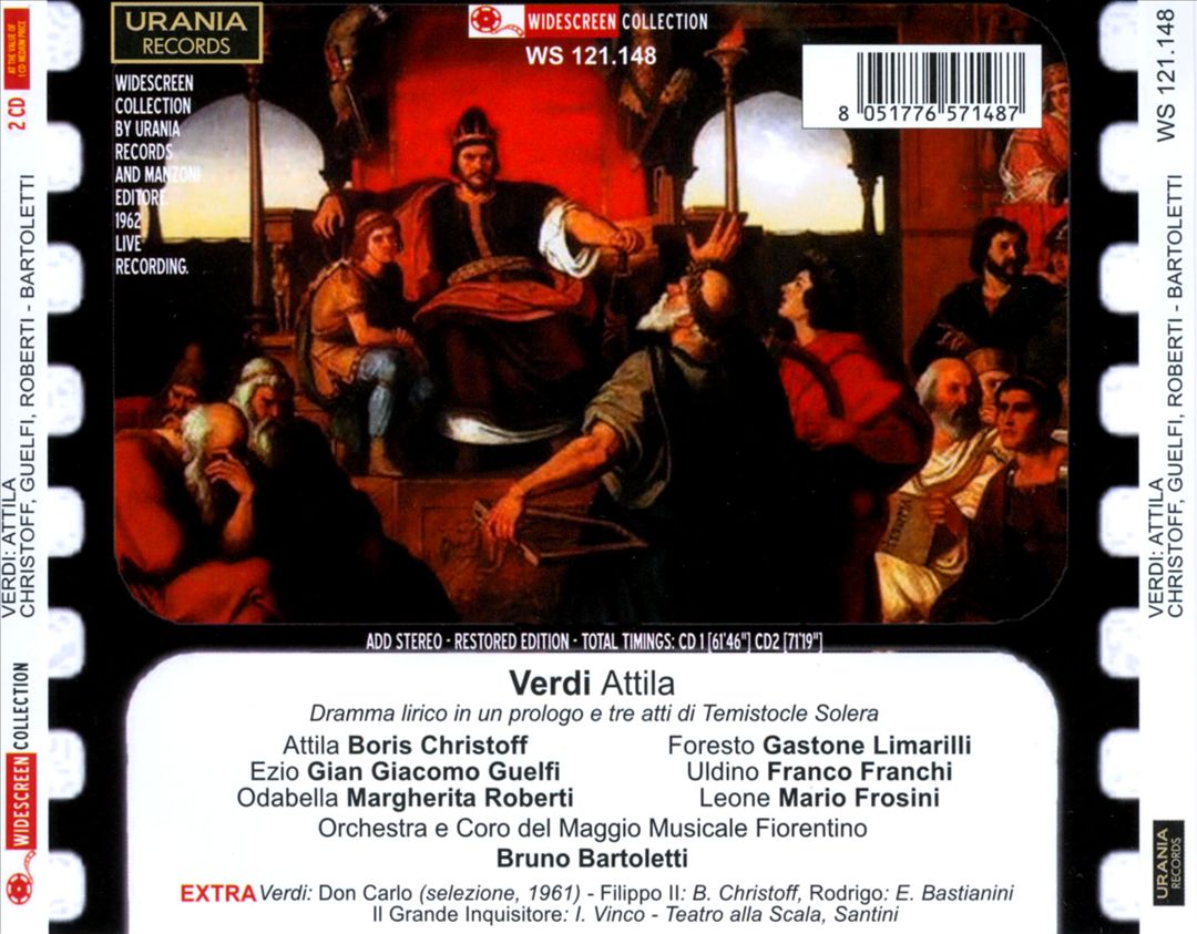 Verdi: Attila cover art