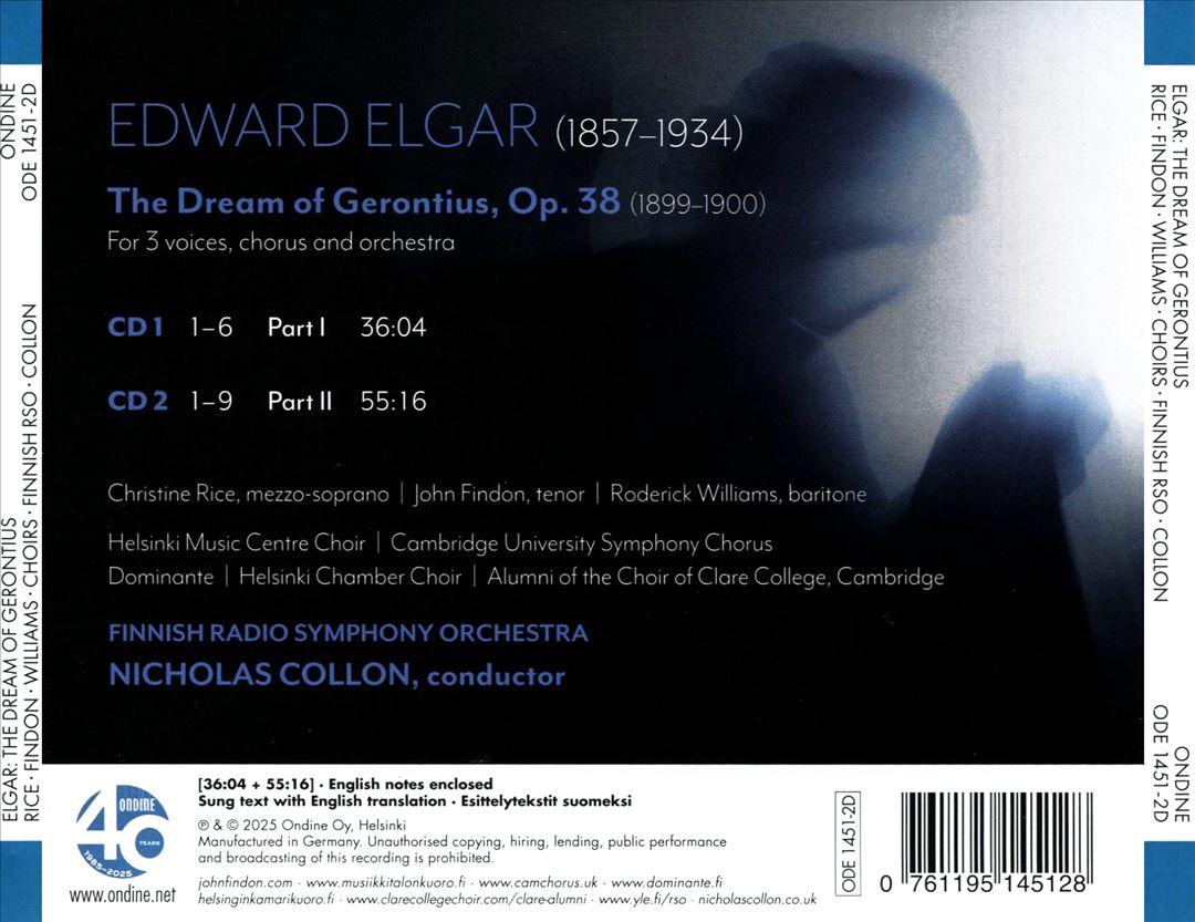 Elgar: The Dream of Gerontius cover art