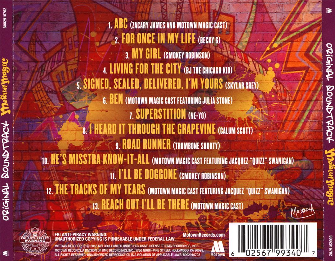 Motown Magic [Original Soundtrack] cover art